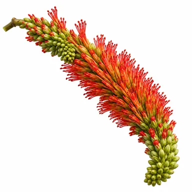 Acrocarpus fraxinifolius flower