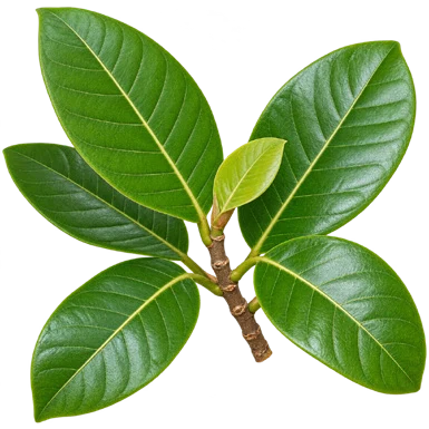 Ficus drupacea leaves