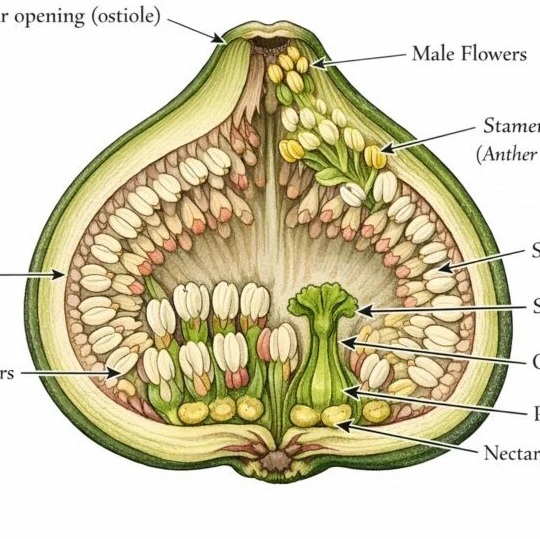 Ficus talbotii flower