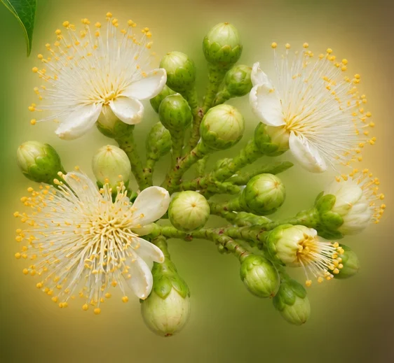Myristica fragrans flower